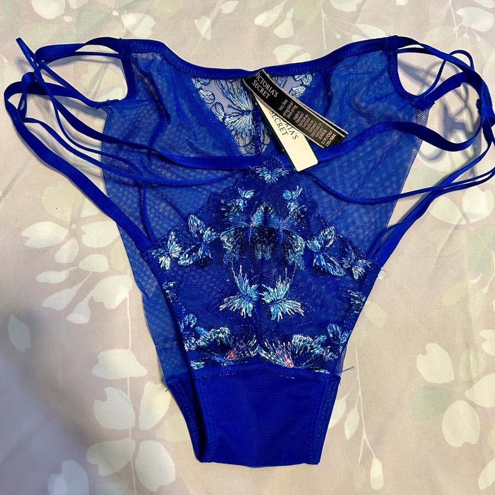 Victoria’s Secret embroidered butterfly brief